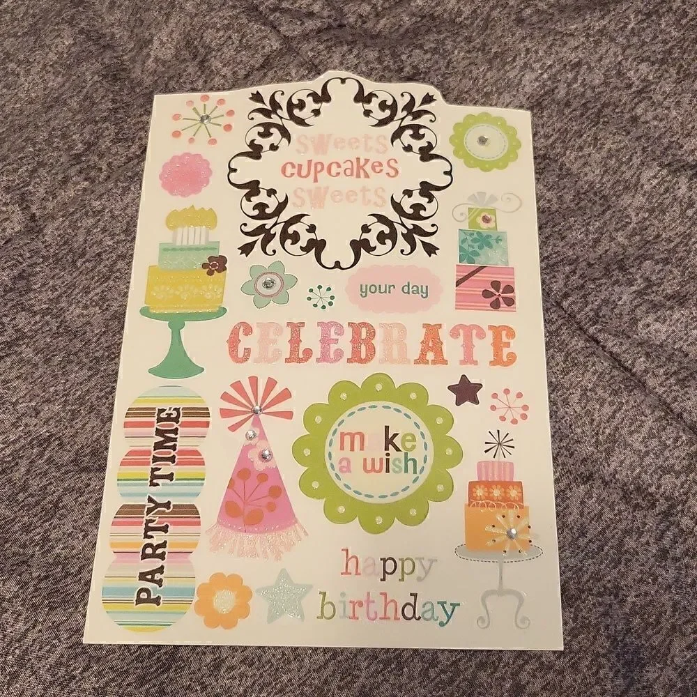 Birthday sticker bundle